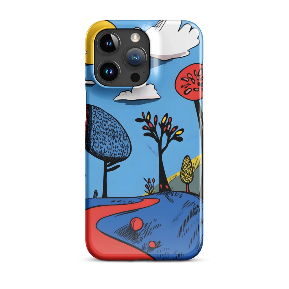 Whimsical Pathways Through a Colorful Landscape