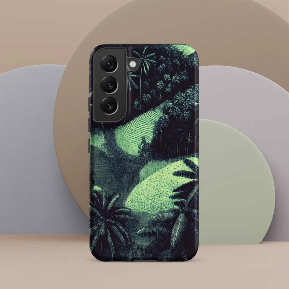 Harmony in Green: A Surreal Landscape