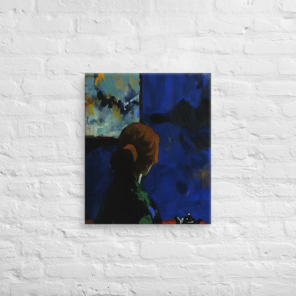 Contemplation Under the Night Sky | Canvas | 20″×24″