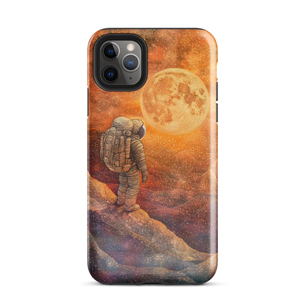 Journey to the Celestial: An Astronaut's Reflection | Phone Case |  11 Pro Max | Tough Case | Glossy