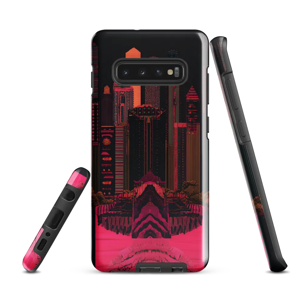 Urban Fusion: A Vibrant Dreamscape | Phone Case |  S10 Plus | Tough Case | Glossy