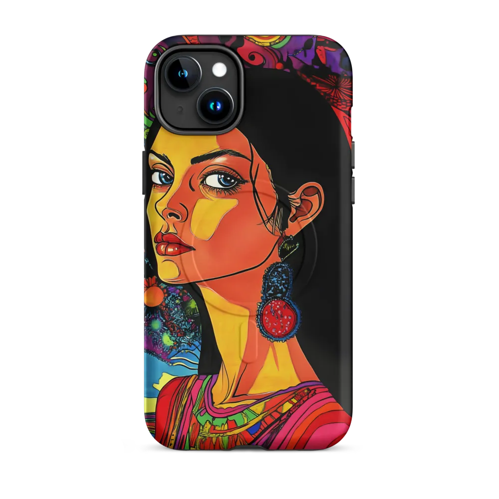 Ethereal Dreamscape in Vivid Colors | Phone Case |  15 Plus | MagSafe® Tough Case | Matte