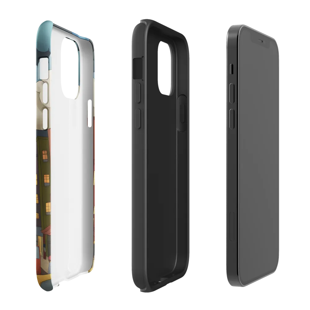Urban Symphony: A City Awakens at Dusk | Phone Case |  12 | Tough Case | Glossy