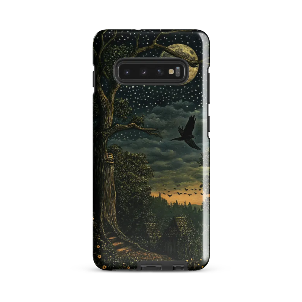 Mystical Nightscape Under the Full Moon | Phone Case |  S10 Plus | Tough Case | Glossy