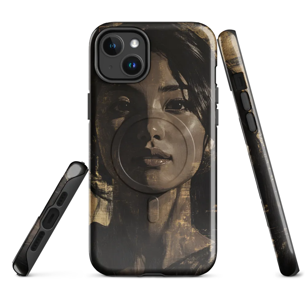 Golden Gaze: A Contemporary Portrait