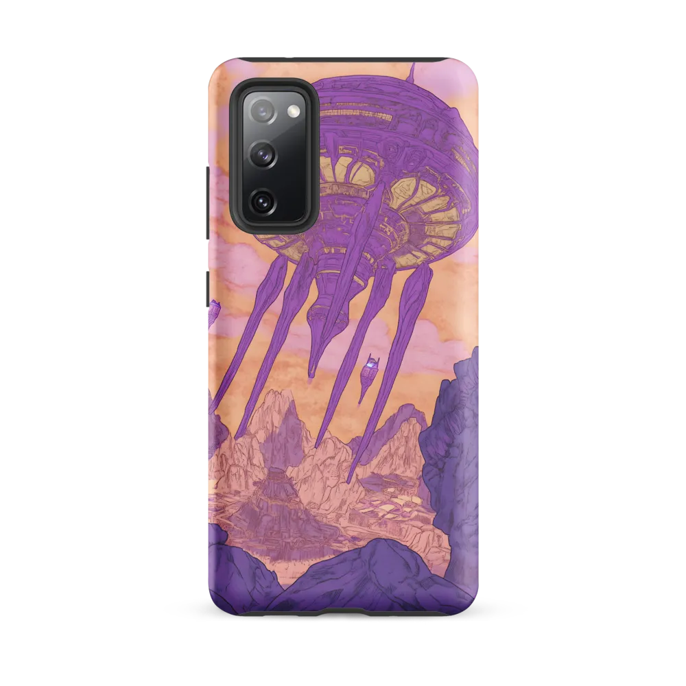 Elevated Serenity in a Futuristic Realm | Phone Case |  S20 FE | Tough Case | Matte