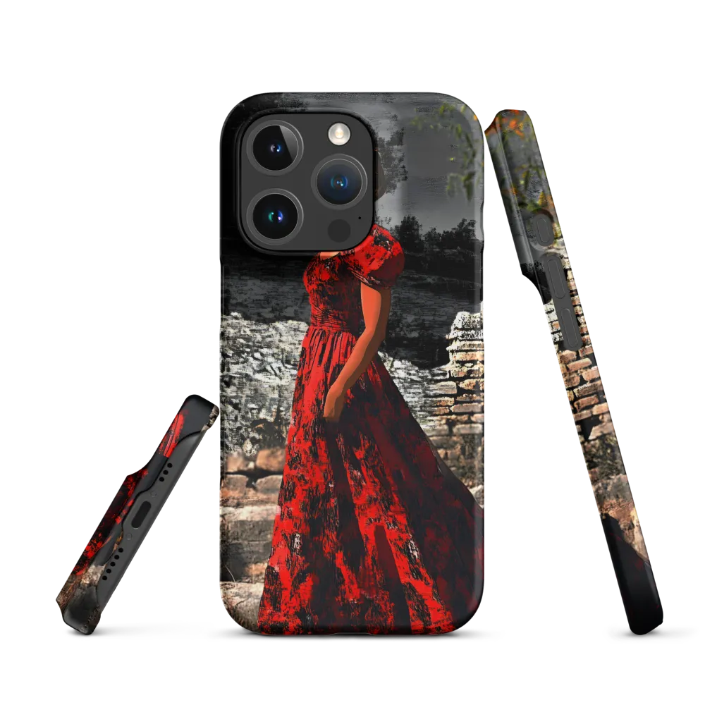 Elegance in Red | Phone Case |  16 Pro | Snap Case | Matte