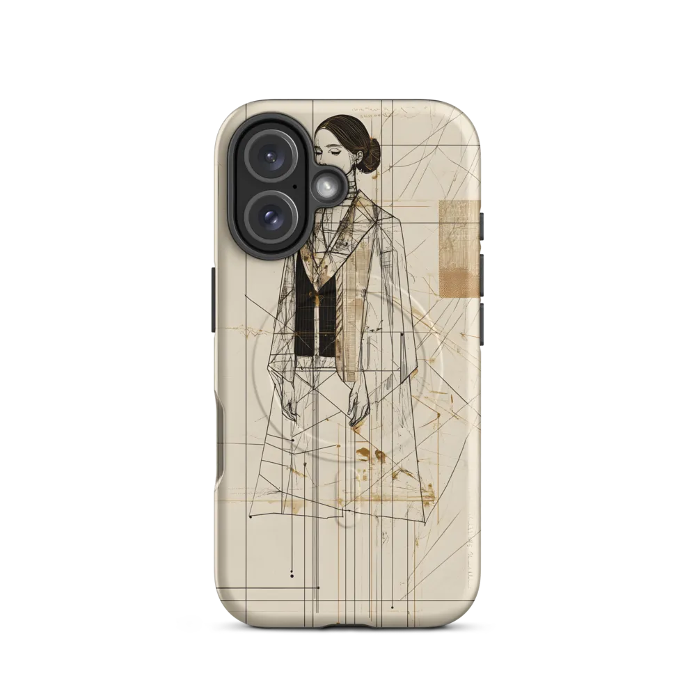 Elegance in Lines | Phone Case |  16 | MagSafe® Tough Case | Matte