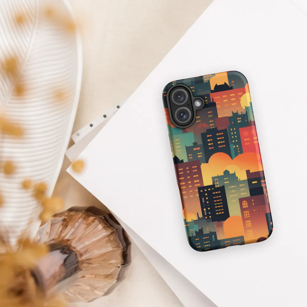 Twilight in the Concrete Jungle | Phone Case |  16 Plus | Tough Case | Matte