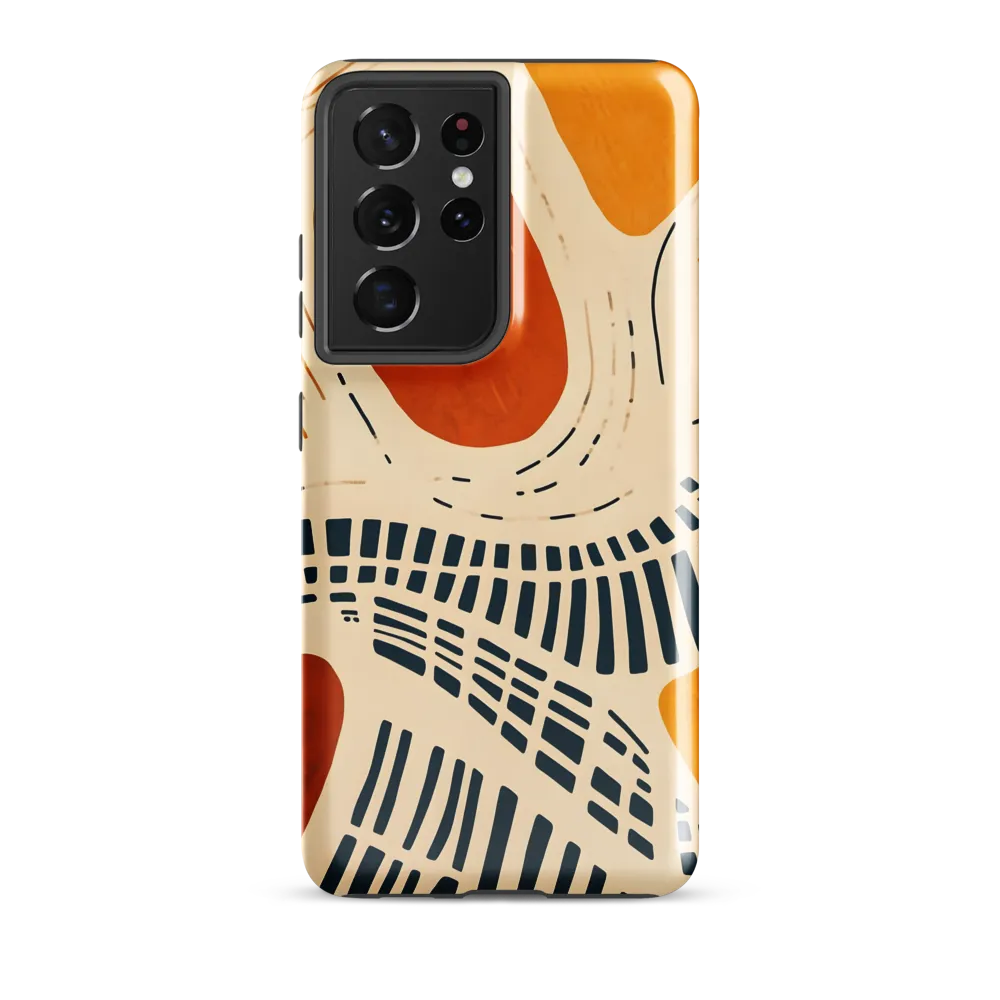 Urban Patterns in Harmony | Phone Case |  S21 Ultra | Tough Case | Glossy