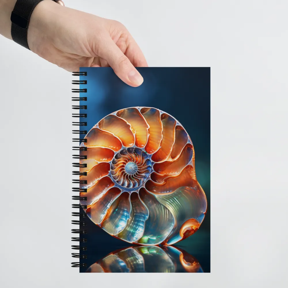 Elegance of the Nautilus Shell | Spiral Notebook