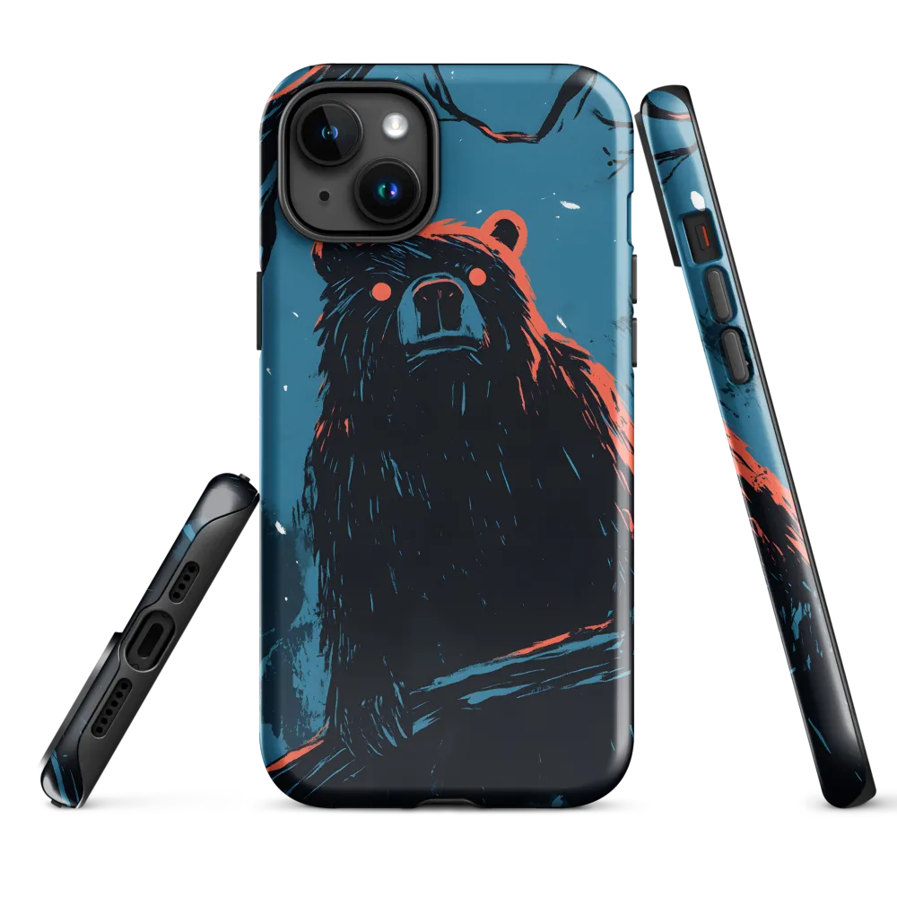 Eerie Majesty: A Bear in the Night