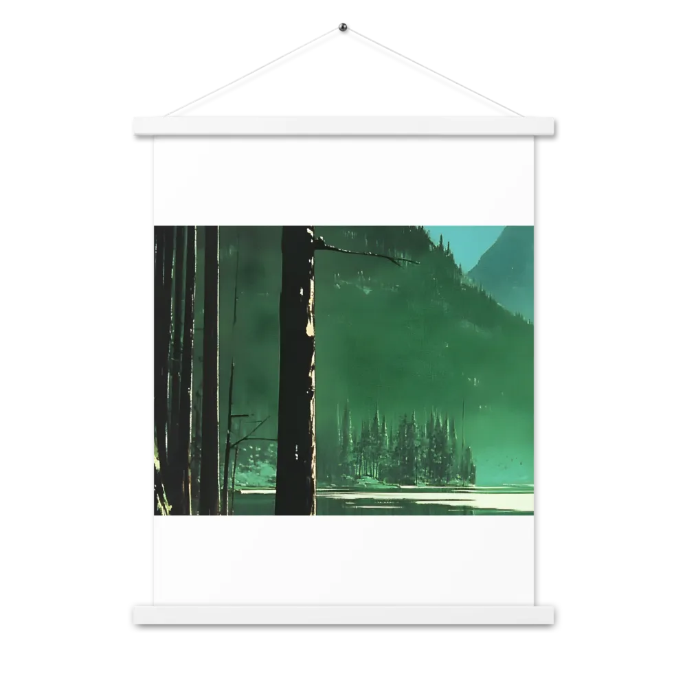 Reflections of Tranquility | Poster With White Wood Hanger | 18″×24″