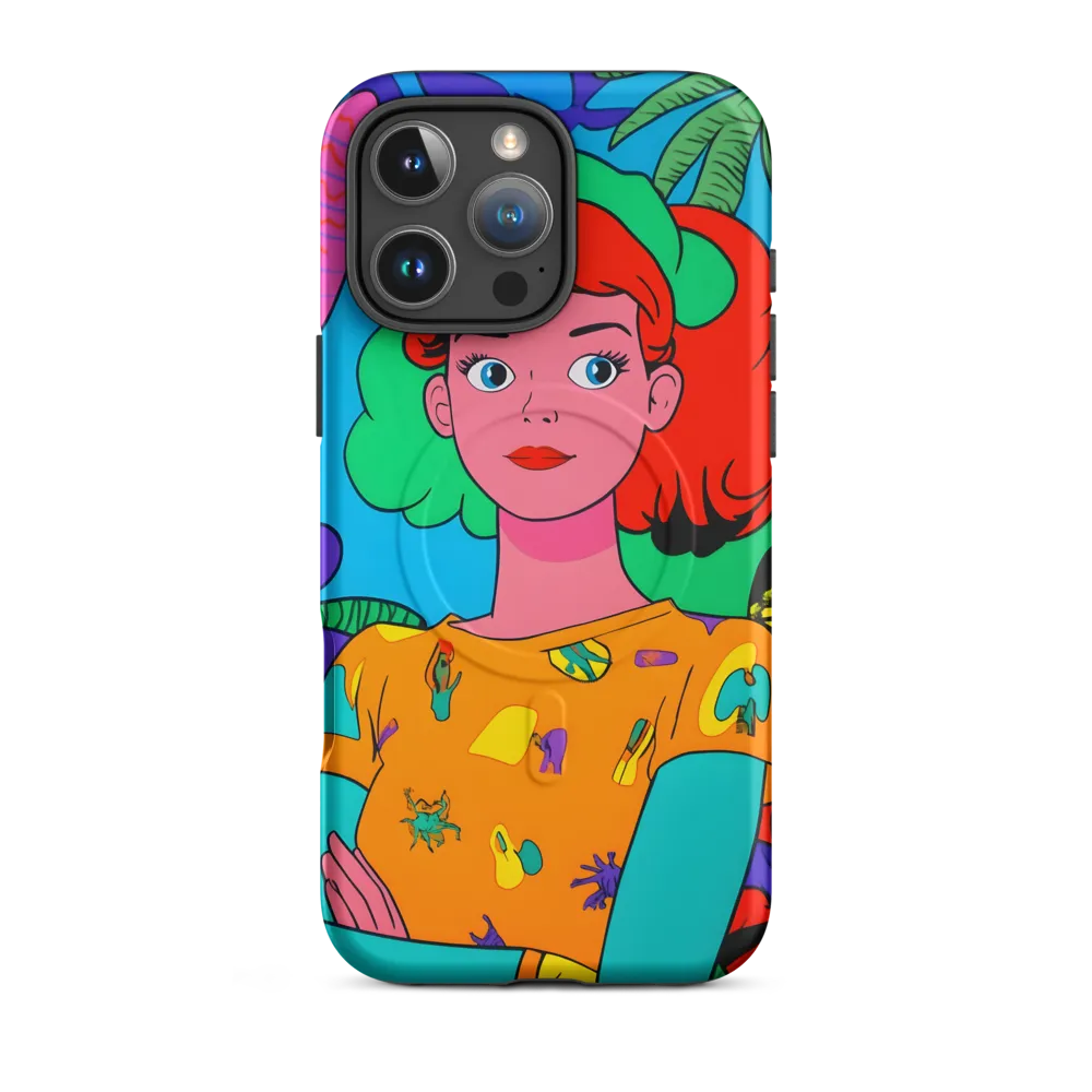 Tropical Vibes: A Playful Portrait