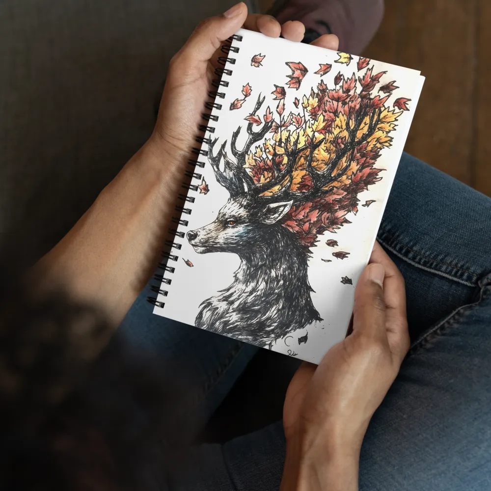 Whispers of Autumn | Spiral Notebook