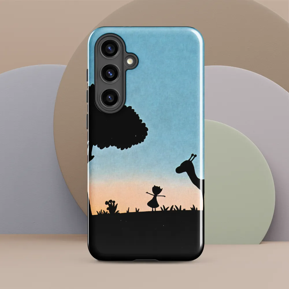 Curiosity in the Silhouette | Phone Case |  S24 Plus | Tough Case | Glossy