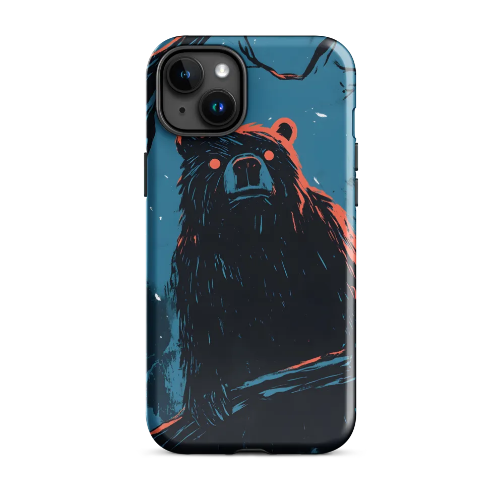Eerie Majesty: A Bear in the Night