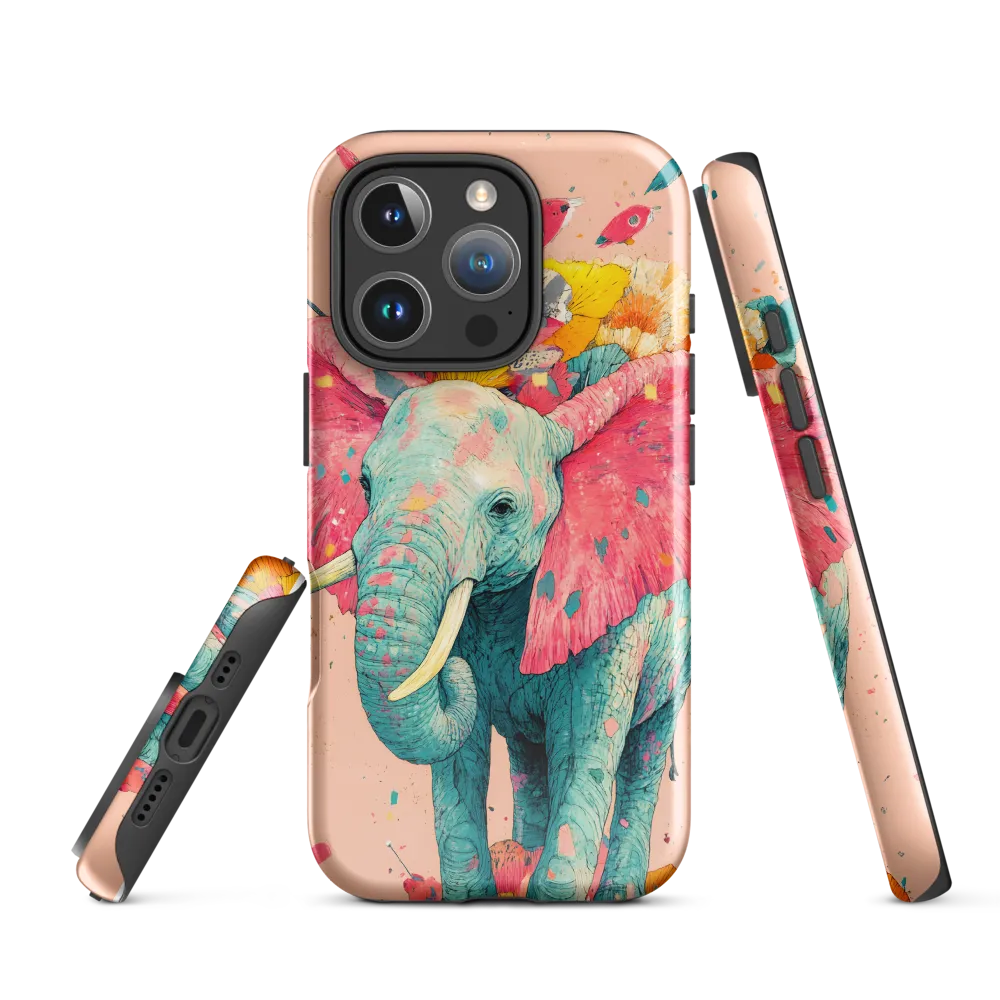 Whimsical Elegance: The Floral Elephant