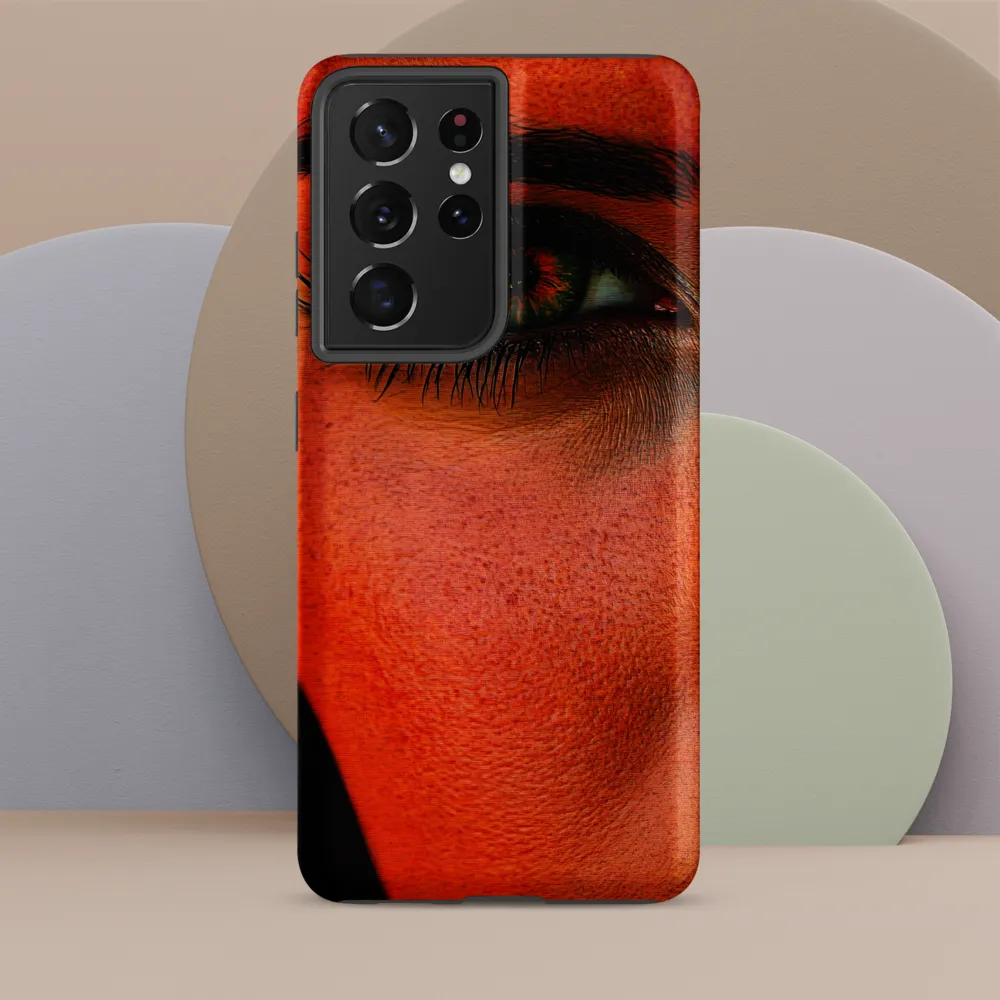 Gaze of Intensity | Phone Case |  S21 Ultra | Tough Case | Matte