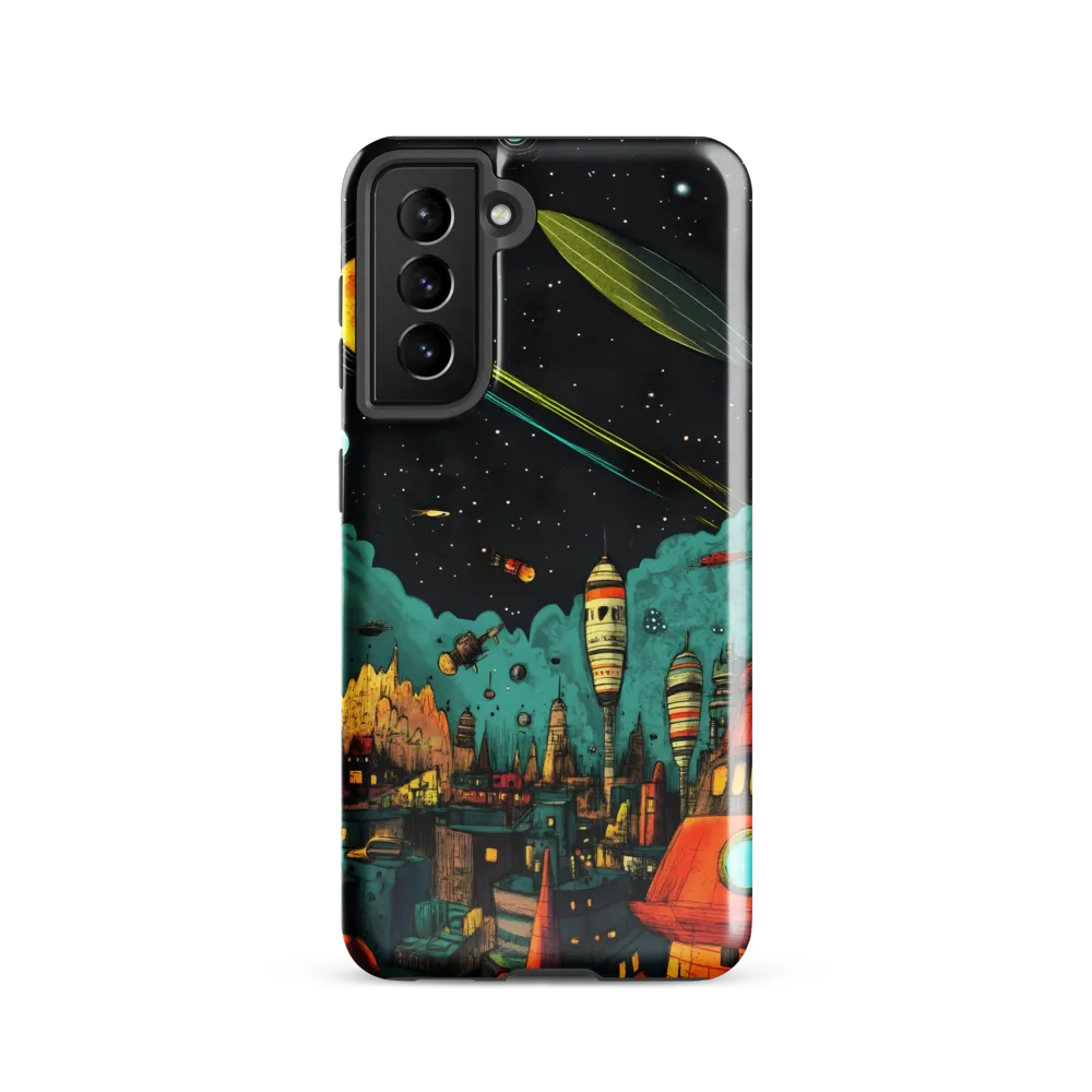 Galactic Cityscape: A Journey Through Imagination