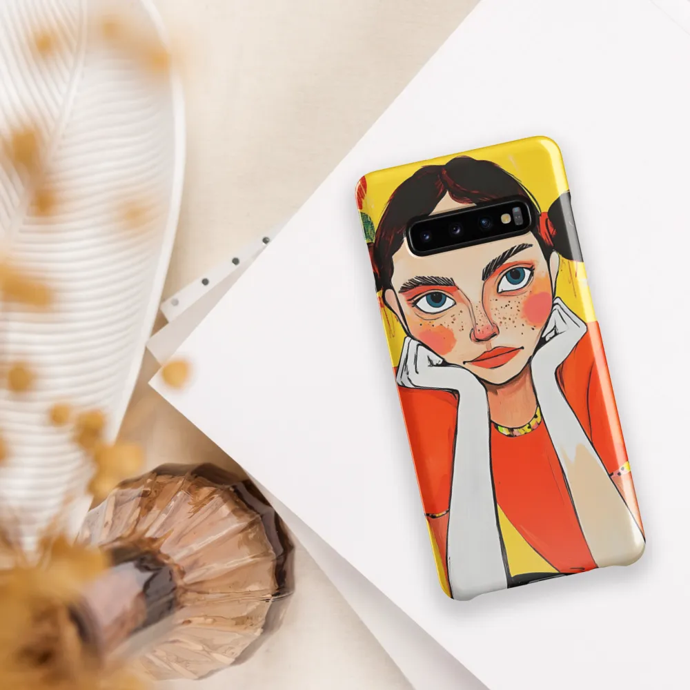 Thoughtful Whimsy | Phone Case |  S10 Plus | Snap Case | Glossy