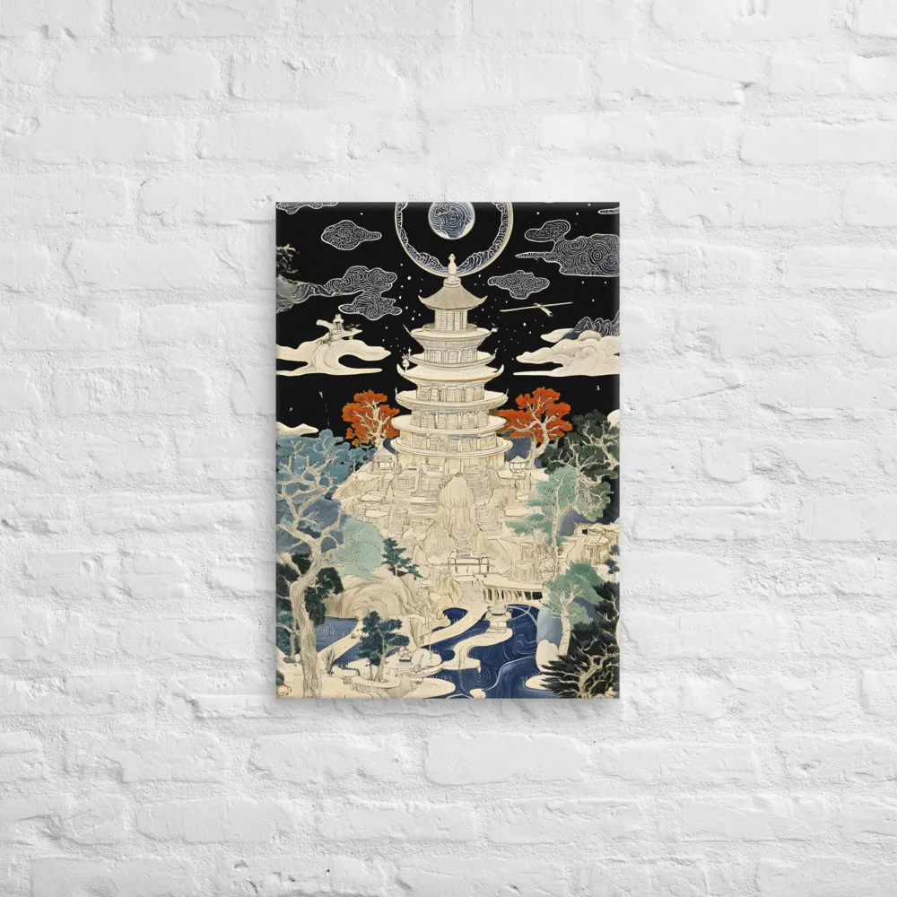 Whispers of the Pagoda | Canvas | 18″×26″