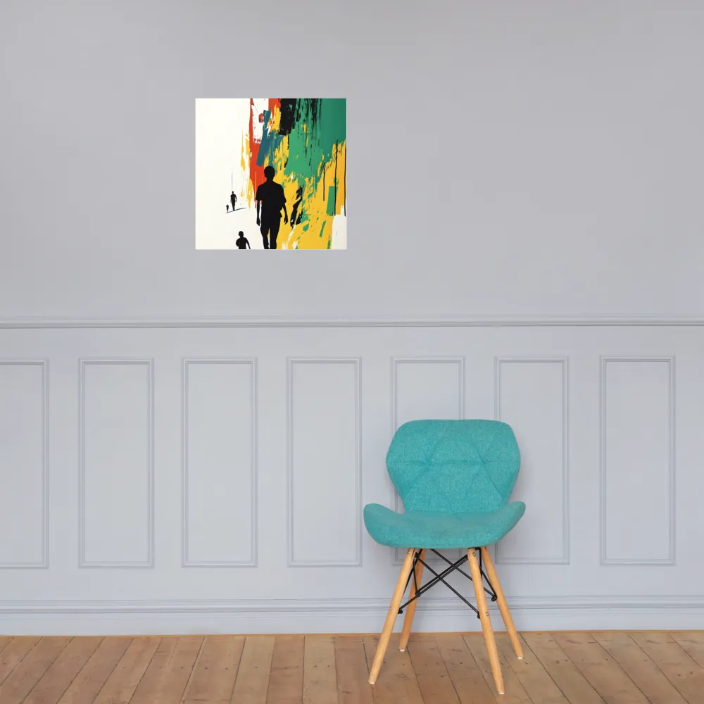 Journey of Silhouettes | Poster | 18″×18″