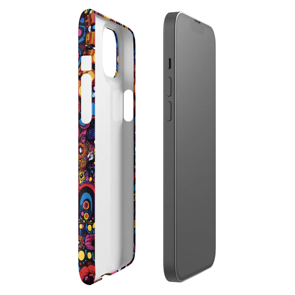 Whimsical Mandala Symphony | Phone Case |  14 Plus | Snap Case | Matte