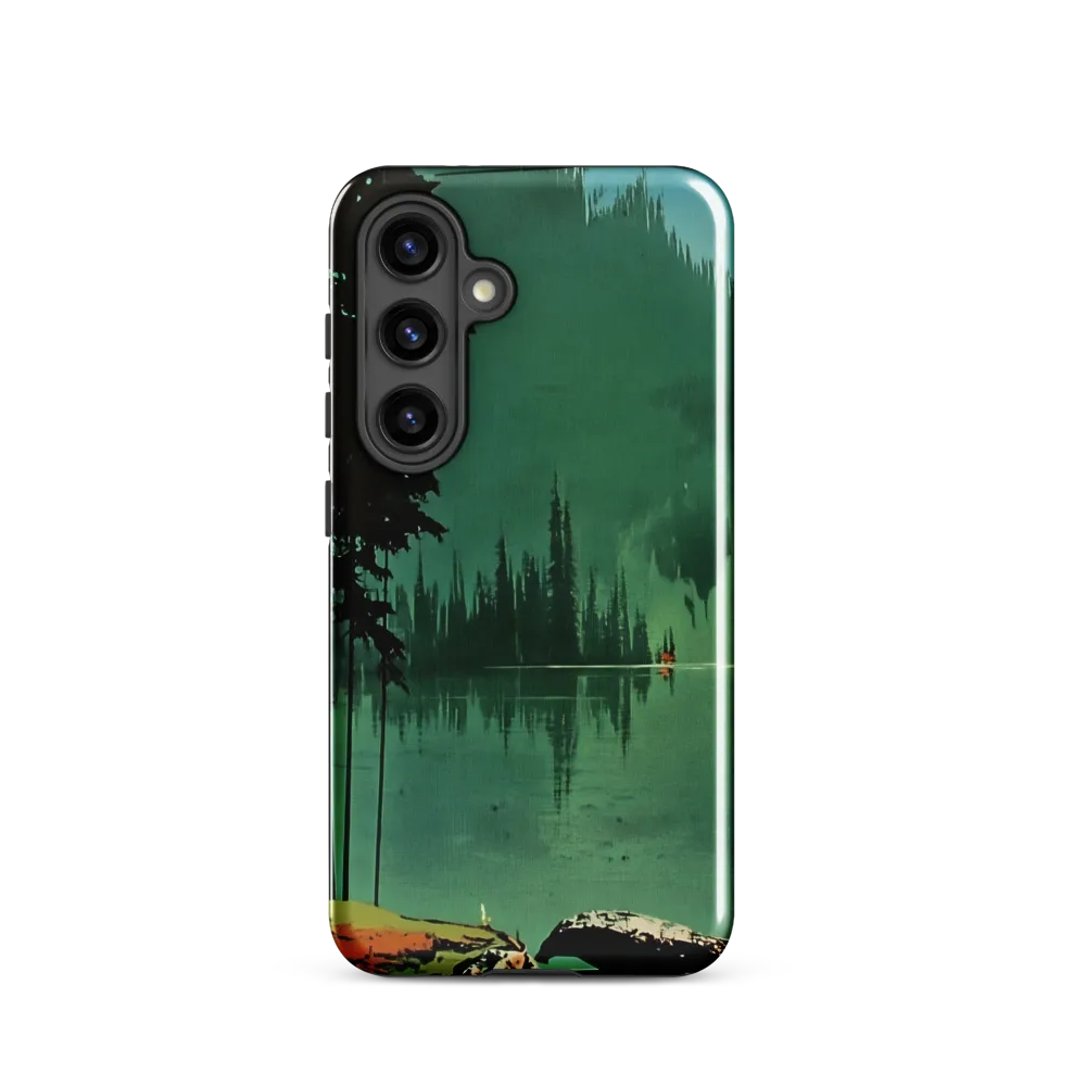 Serenity Reflected: A Tranquil Lake Scene