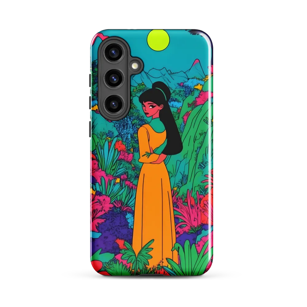 Ethereal Serenity in a Psychedelic Landscape