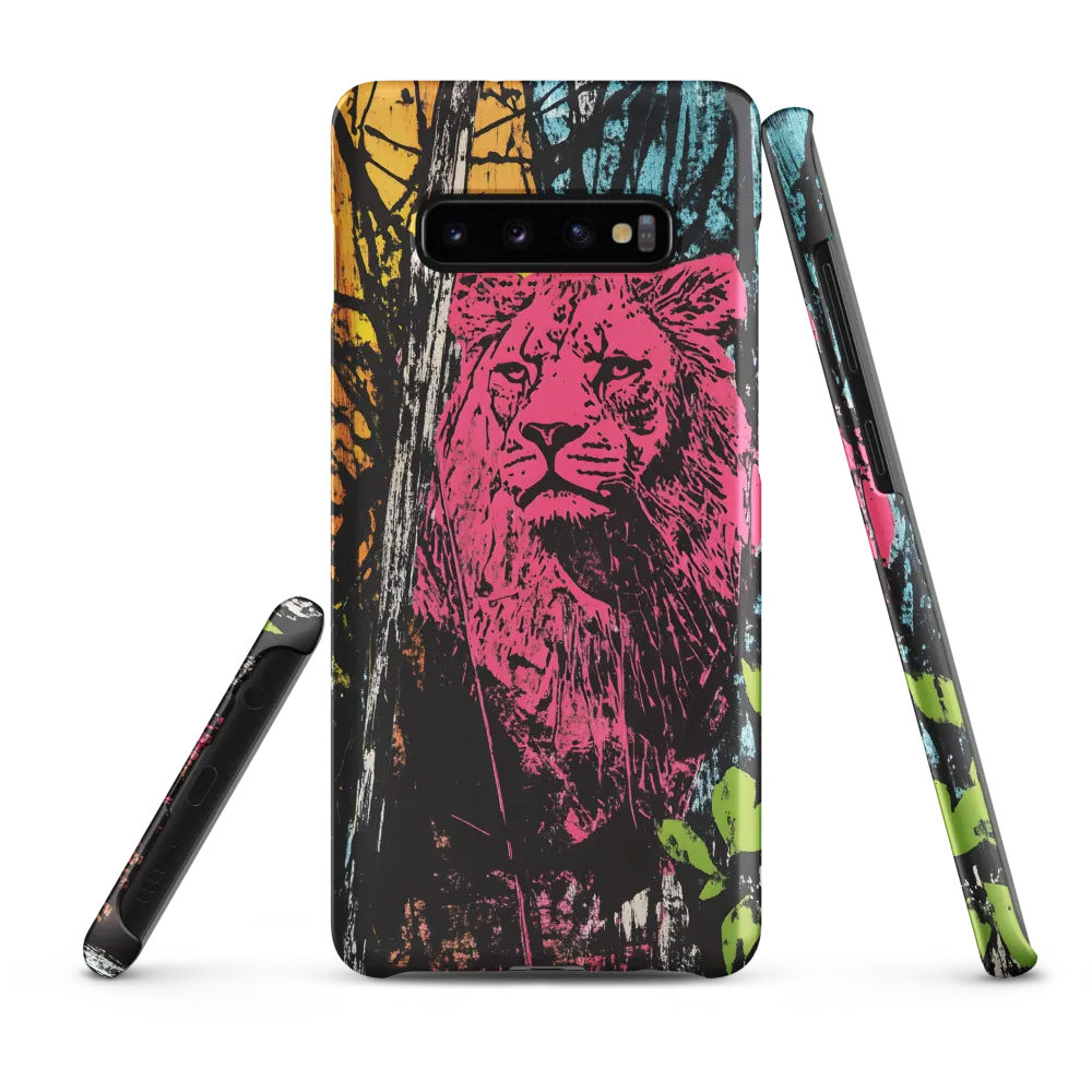Fierce Vibrance: The Pink Lion