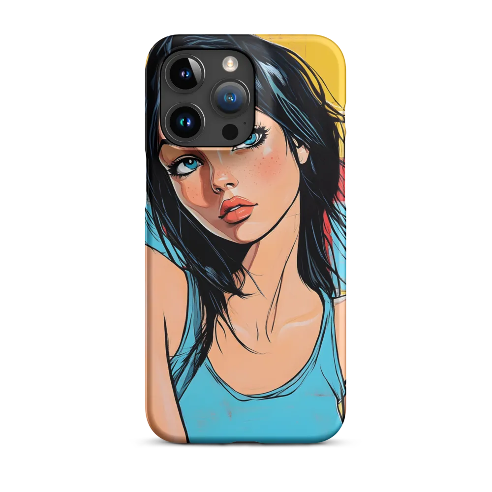 Vibrant Portrait of Modern Youth | Phone Case |  15 Pro Max | Snap Case | Matte