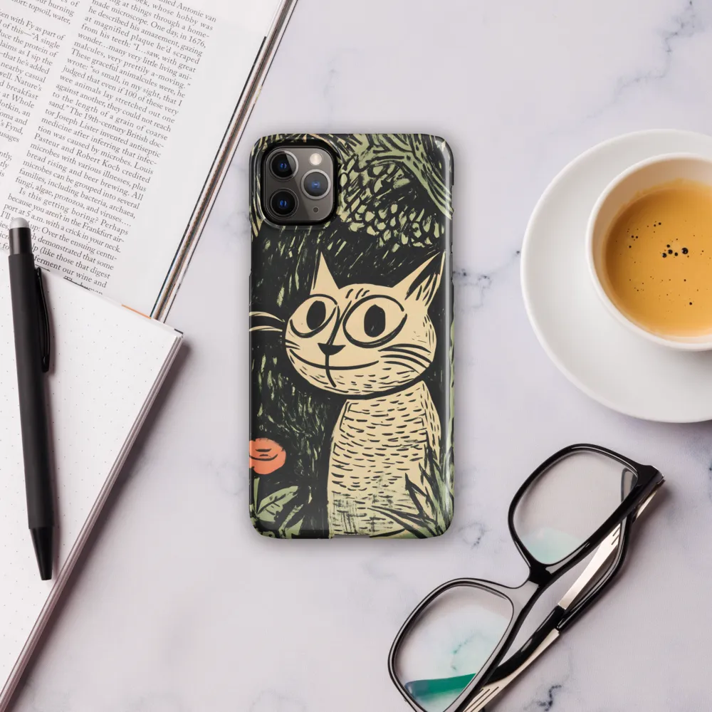 Whimsical Cat in the Forest | Phone Case |  11 Pro Max | Snap Case | Glossy