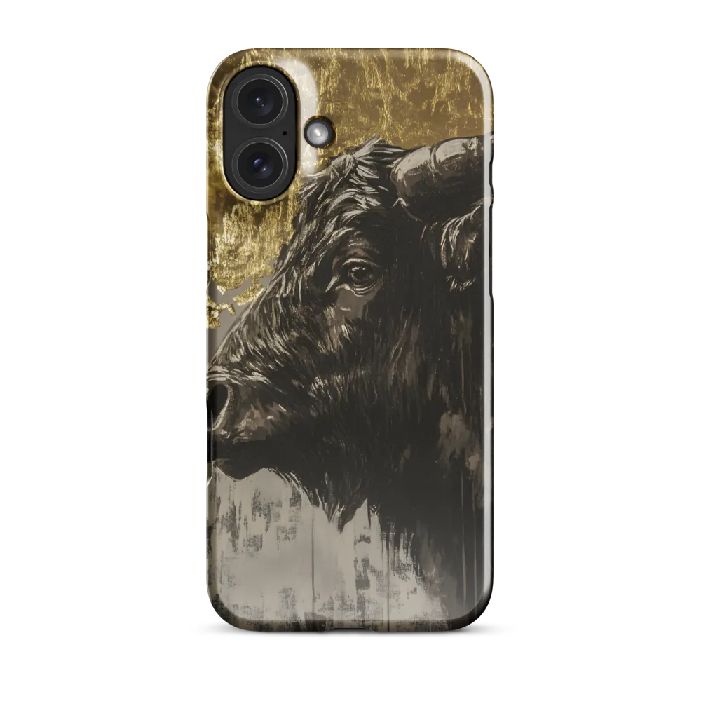 Majestic Bull Against the Golden Horizon