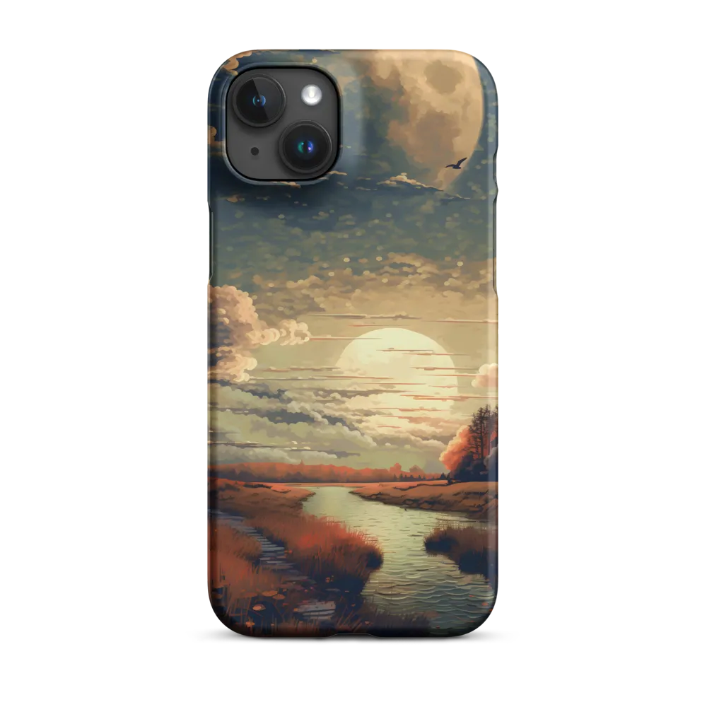 Whispers of Dusk: A Tranquil River Landscape