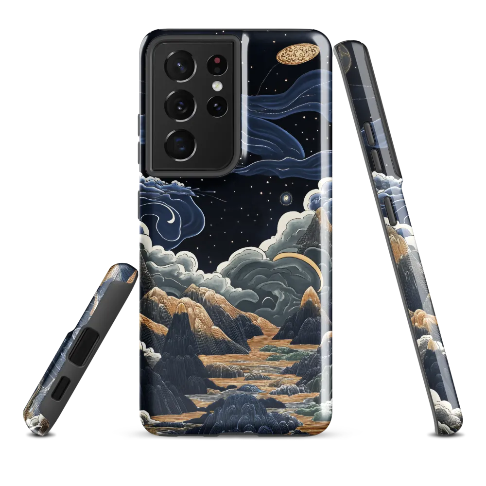 Celestial Harmony: Peaks and Planets