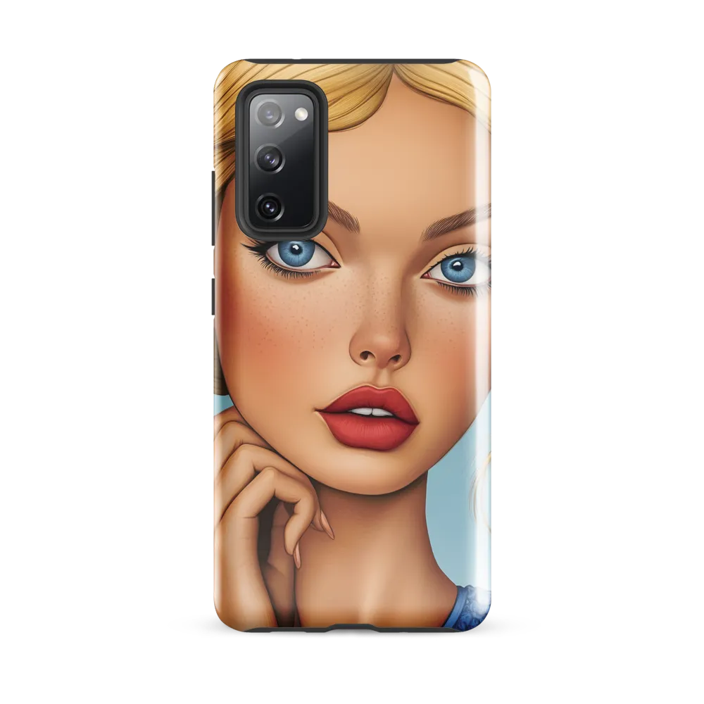 Serenity in Blue | Phone Case |  S20 FE | Tough Case | Glossy