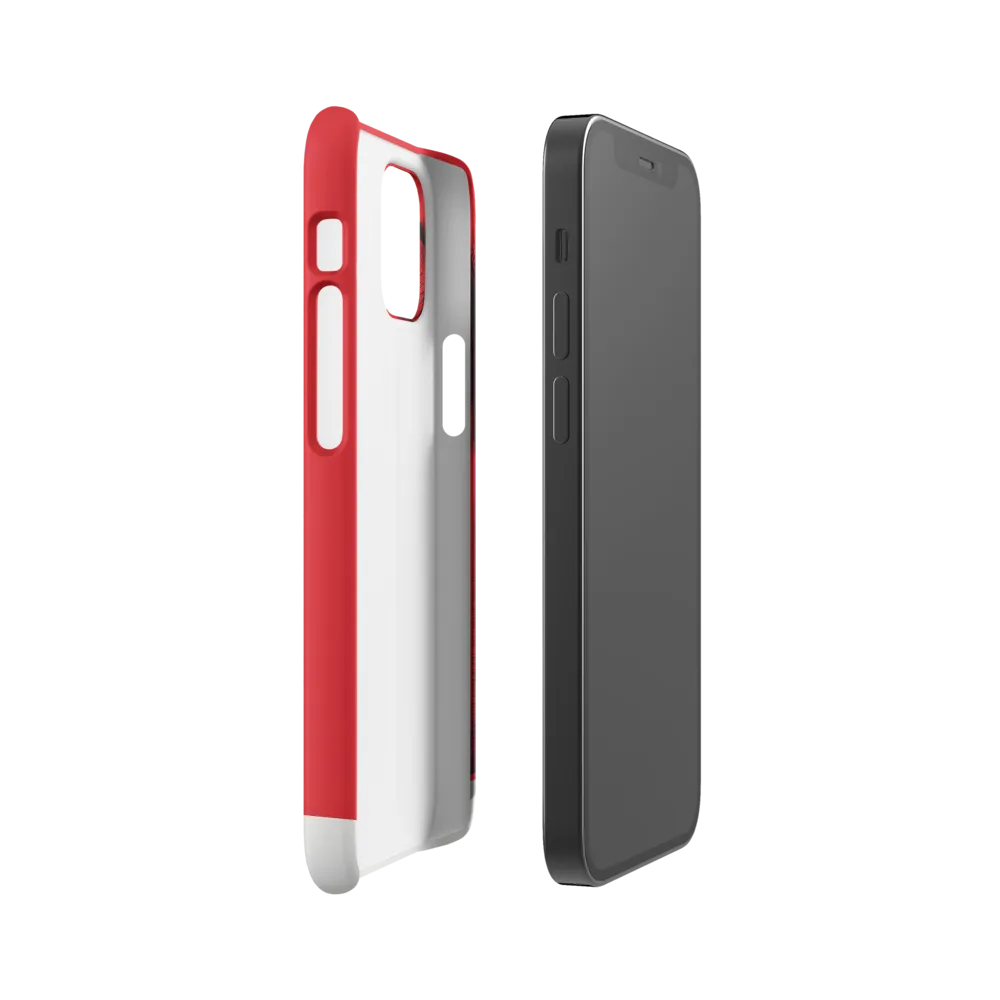 Contemplation in Red | Phone Case |  12 Mini | Snap Case | Matte