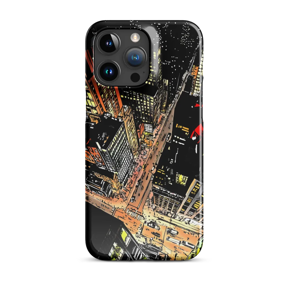 Urban Nightscape: A Bird's-eye View
