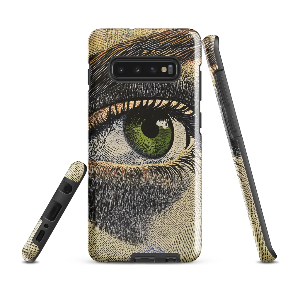 Intrigue in Green | Phone Case |  S10 Plus | Tough Case | Glossy