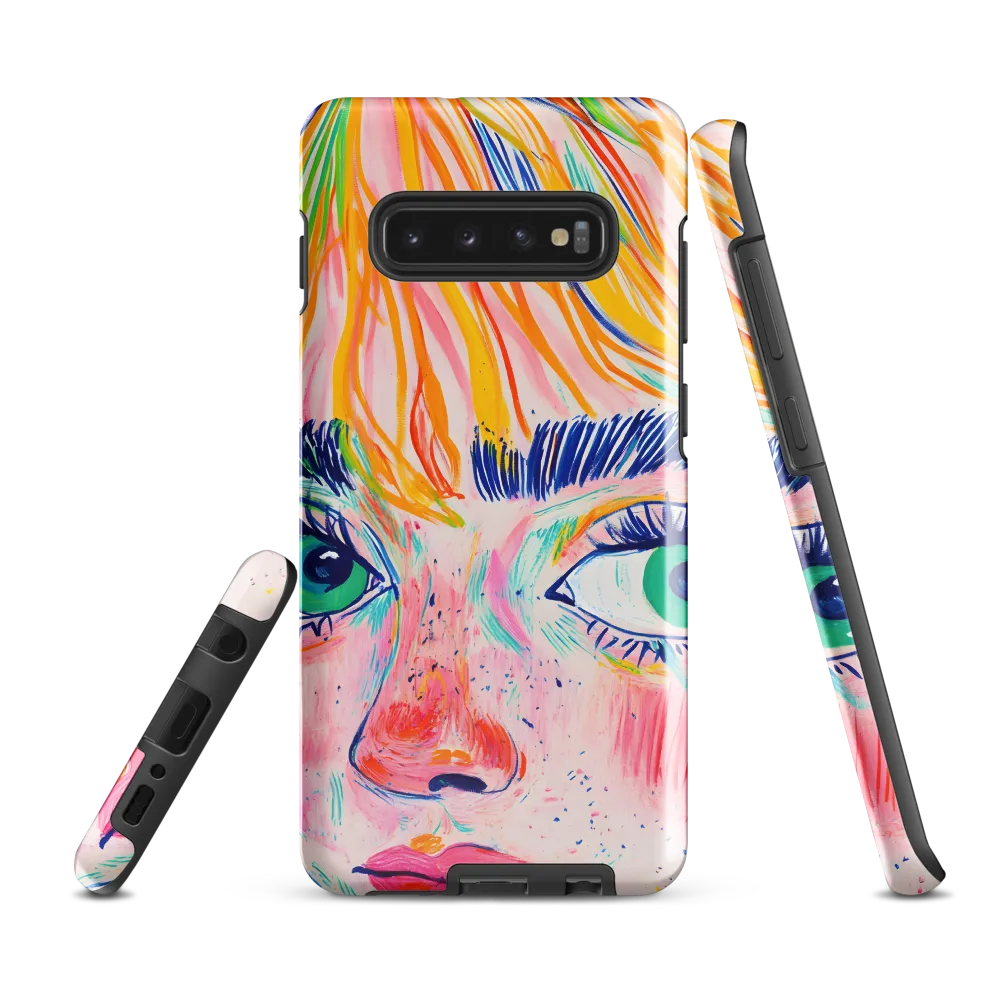 Vibrant Gaze | Phone Case |  S10 Plus | Tough Case | Glossy