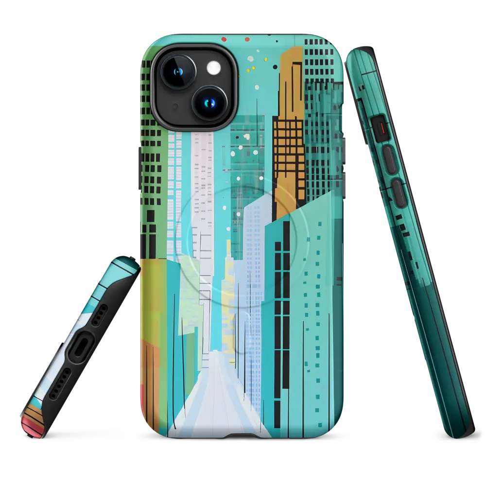 Urban Symphony in Turquoise