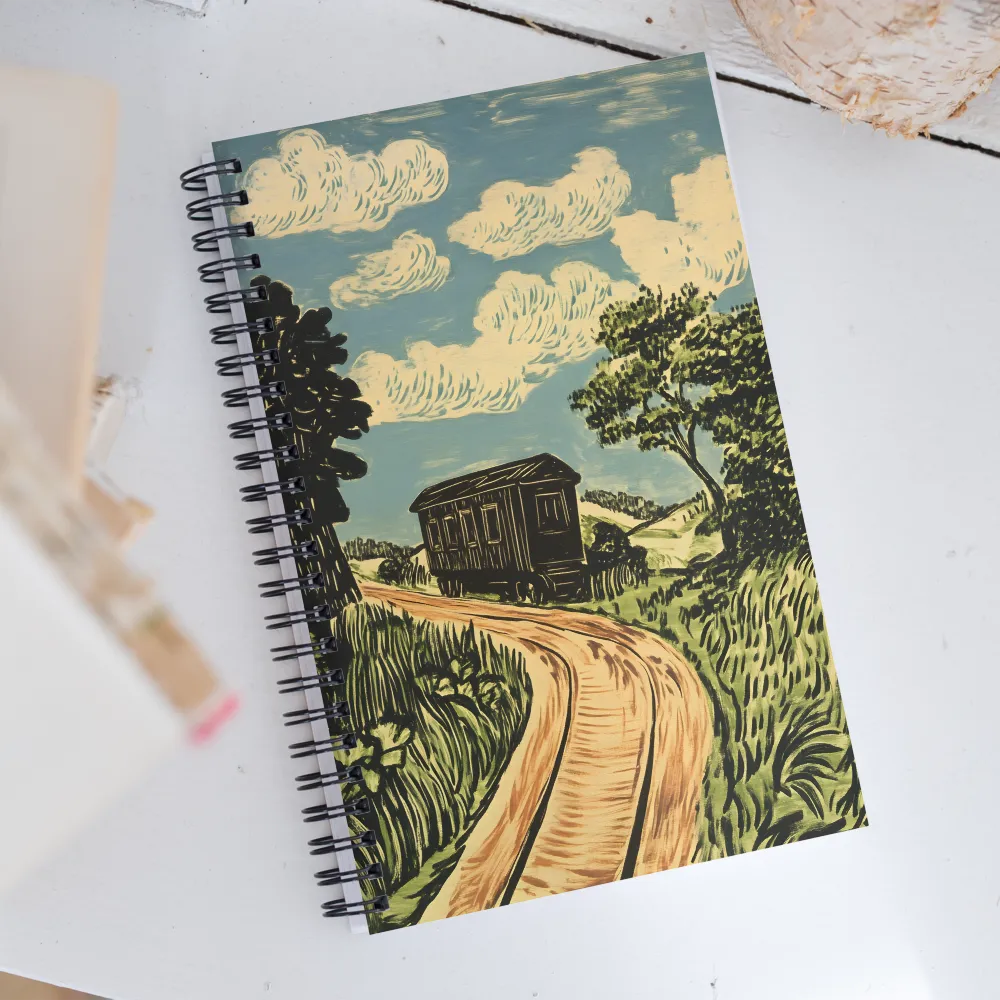 Nostalgia on the Rails | Spiral Notebook