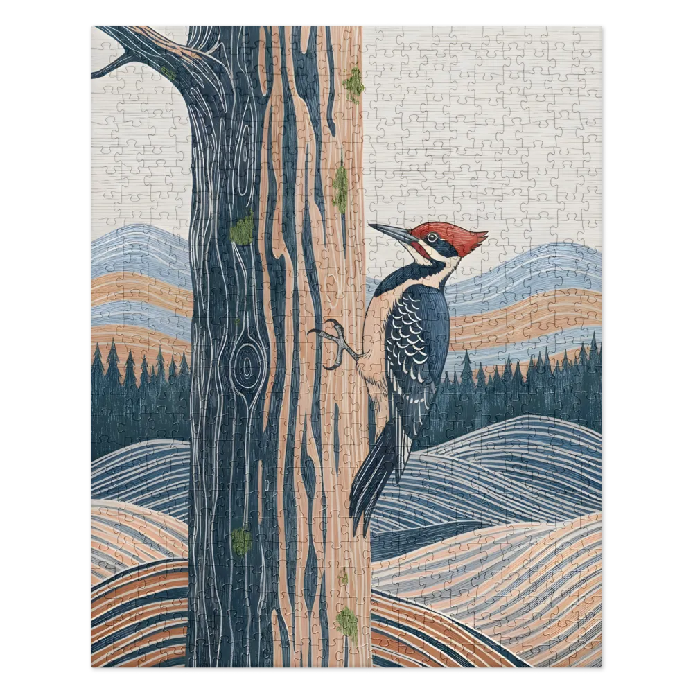 Woodland Woodpecker 
 Jigsaw Puzzle