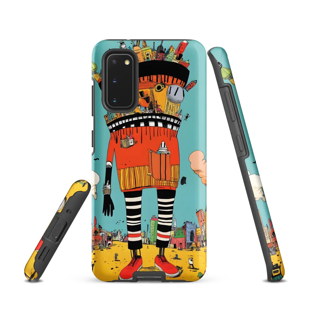 Urban Fantasia: A Whimsical Encounter | Phone Case |  S20 | Tough Case | Matte