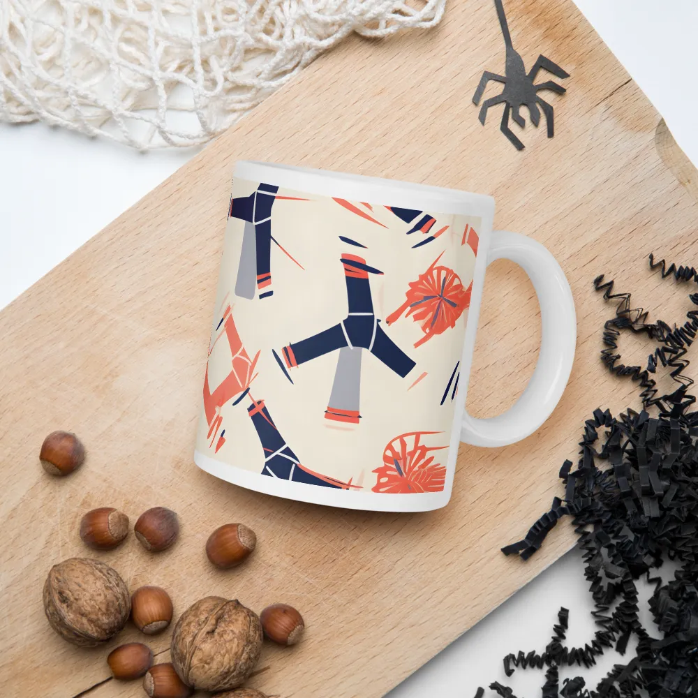 Whimsical Patterns of Nature and Femininity | Mugs | Multiple Sizes & Colors