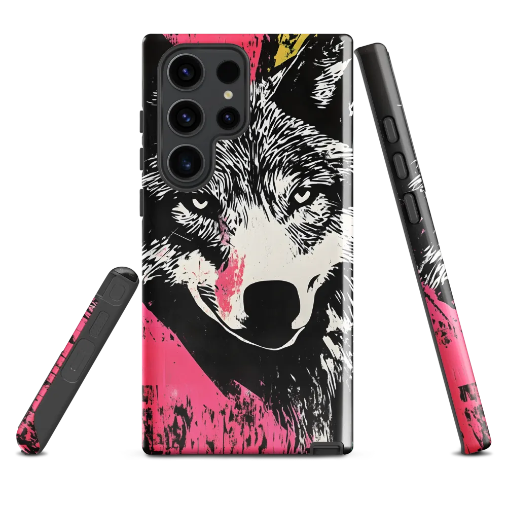 Intense Gaze of the Wolf