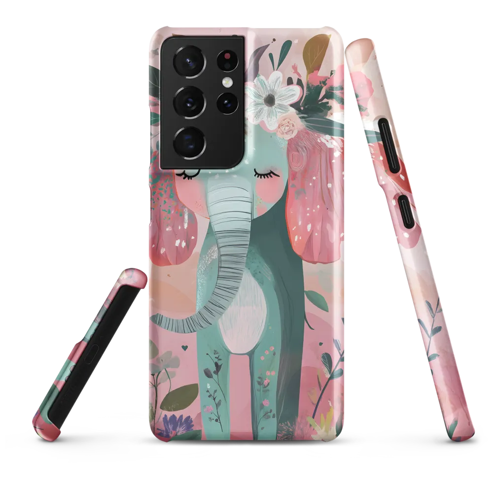 Whimsical Elephant in Bloom