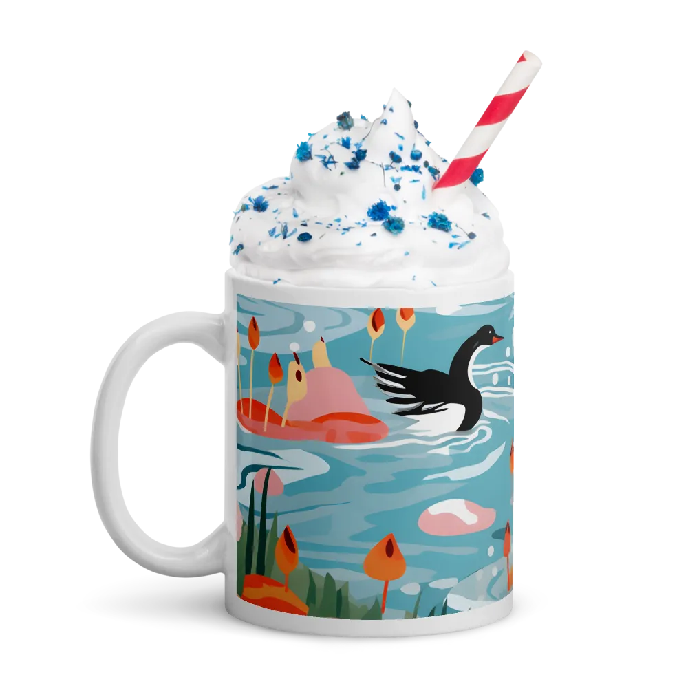 Serenity in Aquatic Harmony | Mugs | Multiple Sizes & Colors