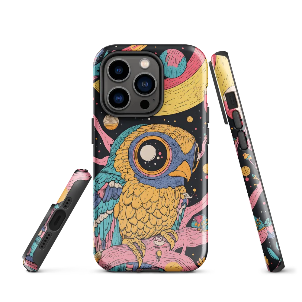 Whimsical Cosmic Owl